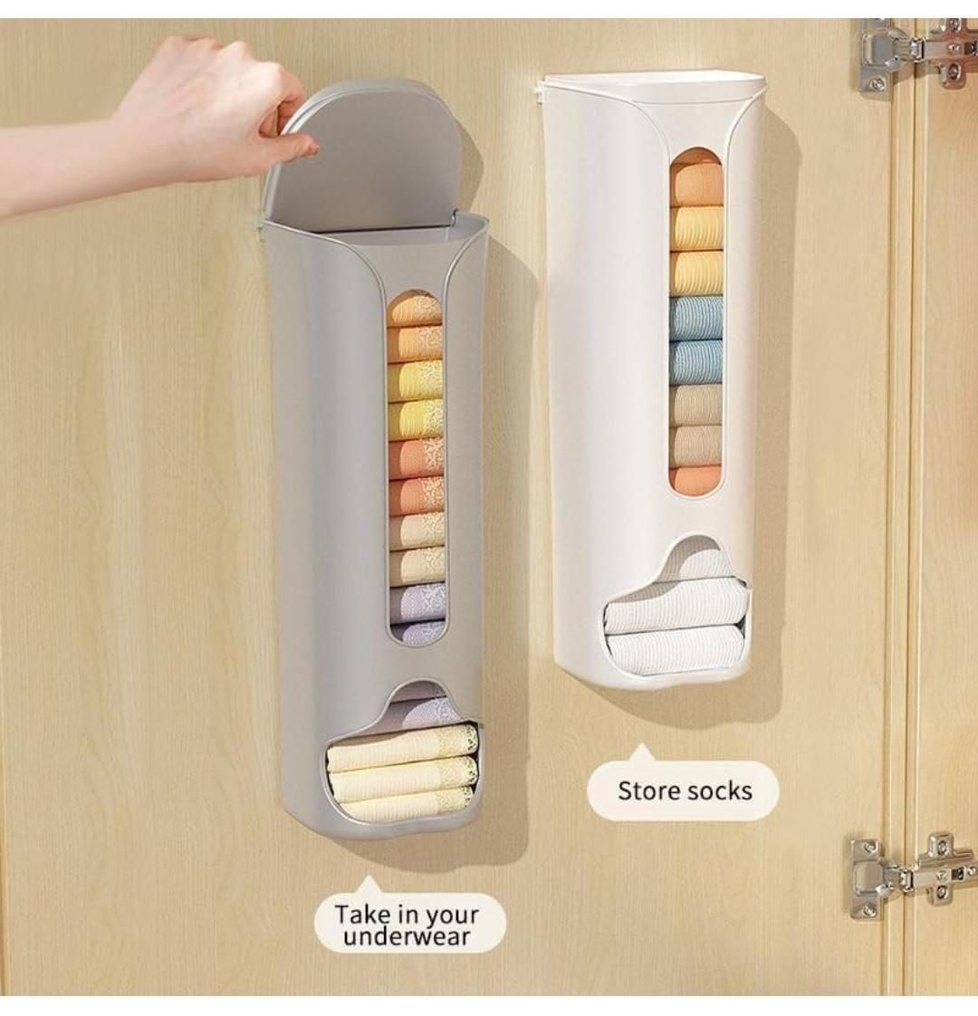 Wall-Mounted Plastic Storage Organizer for Kitchen & Bathroom – Multipurpose Cabinet (Assorted Colors)