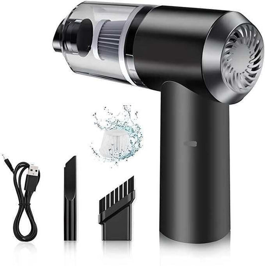 2-in-1 Portable Vacuum Suction Cleaner & Wireless Air Duster
