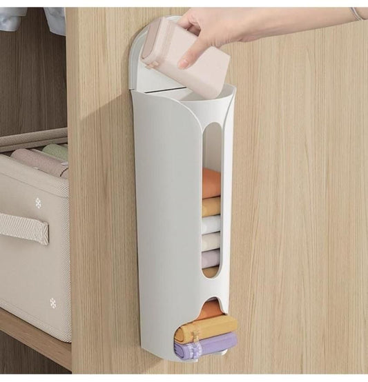 Wall-Mounted Plastic Storage Organizer for Kitchen & Bathroom – Multipurpose Cabinet (Assorted Colors)